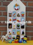Pakket Aftel kalender Sinterklaas. met donkere pietjes