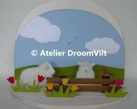 Pakket Seizoen tafereel schaapjes in de wei 