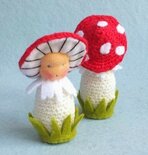 Pakket Gehaakte Paddenstoel