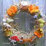 Pakket Herfstkrans zonder strokrans