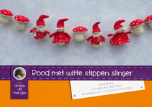 Pakket Rood met witte stippenslinger