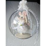 Pakket Nostalgische bol met balletmuisje