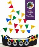 Pakket Vlaggenslinger met logo stoomboot