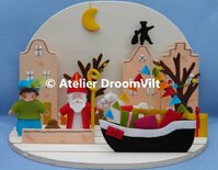 Pakket Een Sinterklaas tafereel