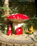 Pakket Paddenstoel met drie kabouters