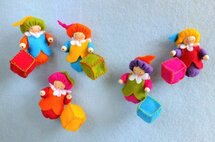 Pakket Vrolijke pietenhanger blank