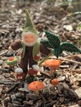Pakket Kastanje kabouter met twee kastanje baby's