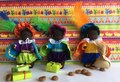 Pakket Handpop Piet met roze barret