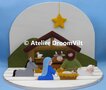 Pakket Kerst tafereel in de stal