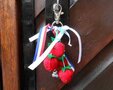 Pakket Aardbeien sleutelhanger
