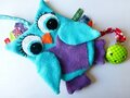 Pakket Speenclip uiltje blauw